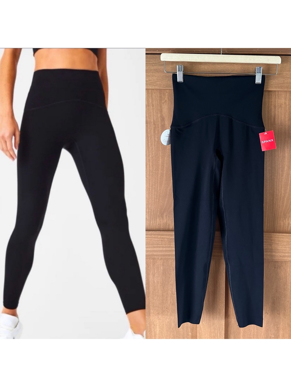 NWT SPANX Booty Boost 7/8 Length Leggings Very Black Women’s size XS 50186R